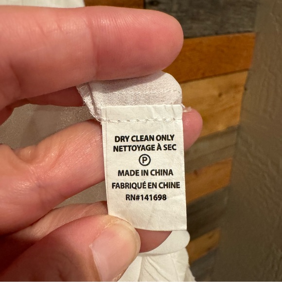 NWT Ramy Brook Kris Plaid Smocked Waist Mini Dress Or Swim Cover White Size L - Picture 14 of 15